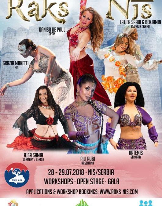 RAKS -NIS International Oriental Dance Festival Nis/Serbia‎Festival orijentalnog plesa « RAKS NIŠ »